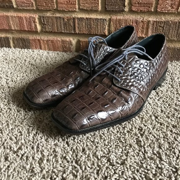 Giorgio Brutini Men\'s Croc Print Shoes